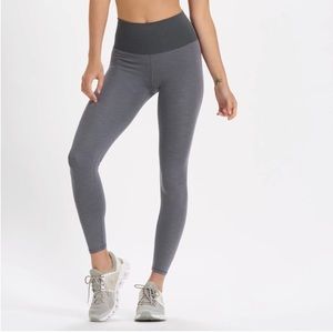 Vuori Lux Rib Studio Legging Heather Grey